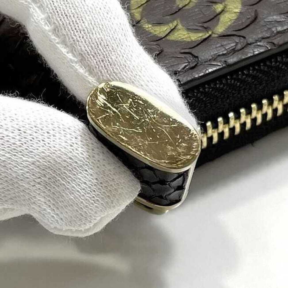 Louis Vuitton Zippy Wallet Brown Python Leather S… - image 7